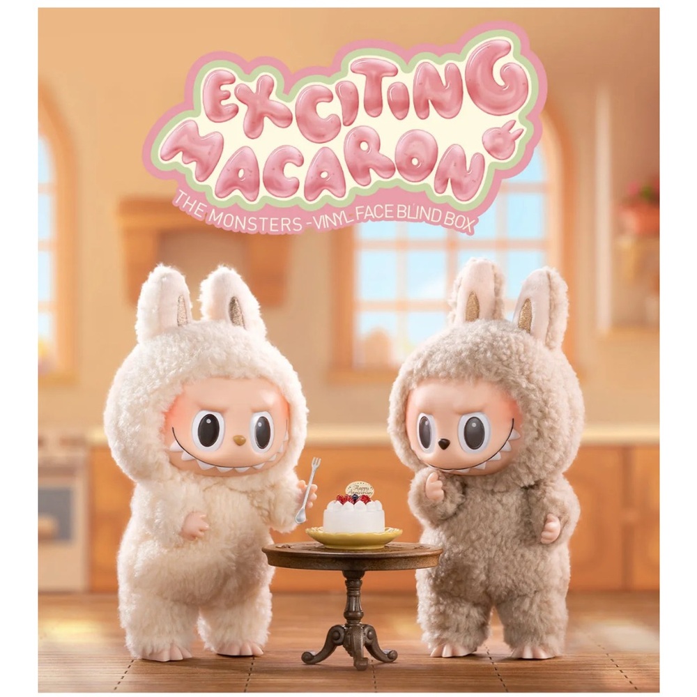 AUTHENTIC The Monsters Labubu Macaron Vinyl Face - Soymilk - Picture 5 of 6